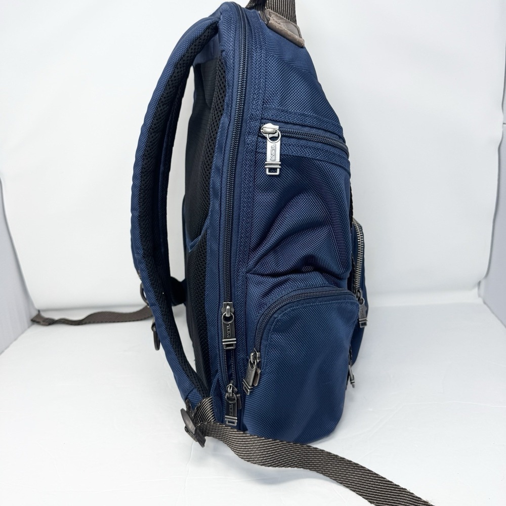 The TUMI Alpha Bravo Kingsville Deluxe Backpack Nylon Canvas Ballistic Bag 22382 - Picture 5 of 12